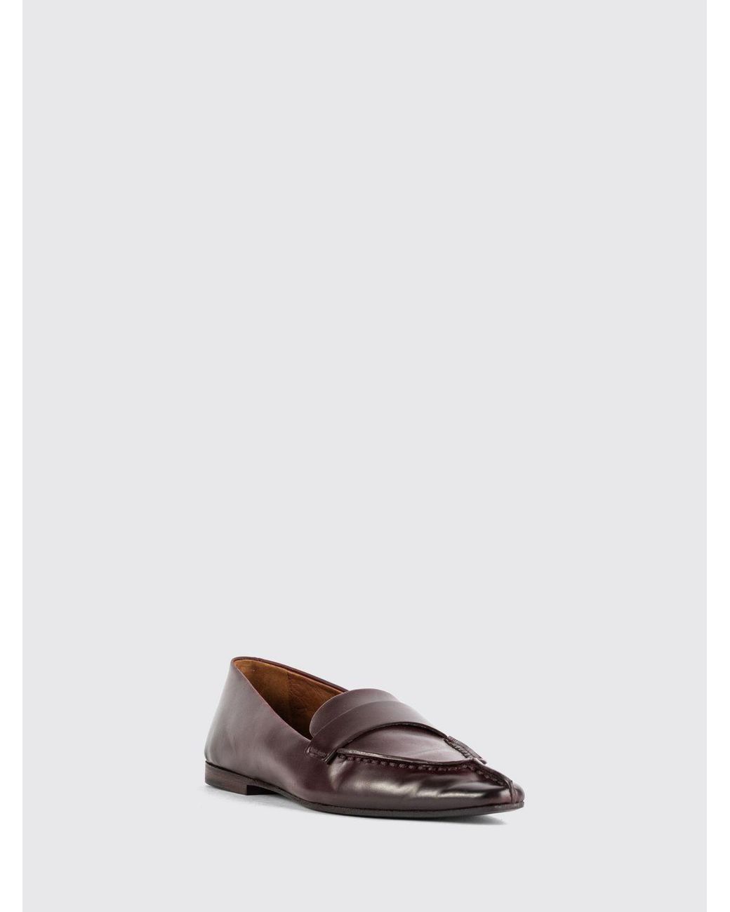 Marsèll Brown Colma Smooth Leather Penny Loafers With Almond Toe