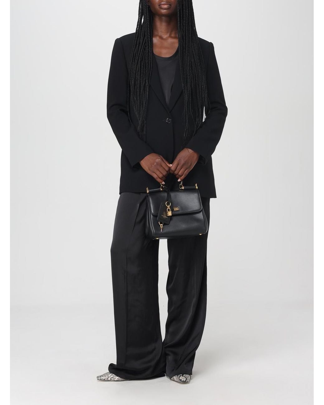 Dolce & Gabbana Black Dolce &Amp Gabbana My Sicily Calf Leather Bag