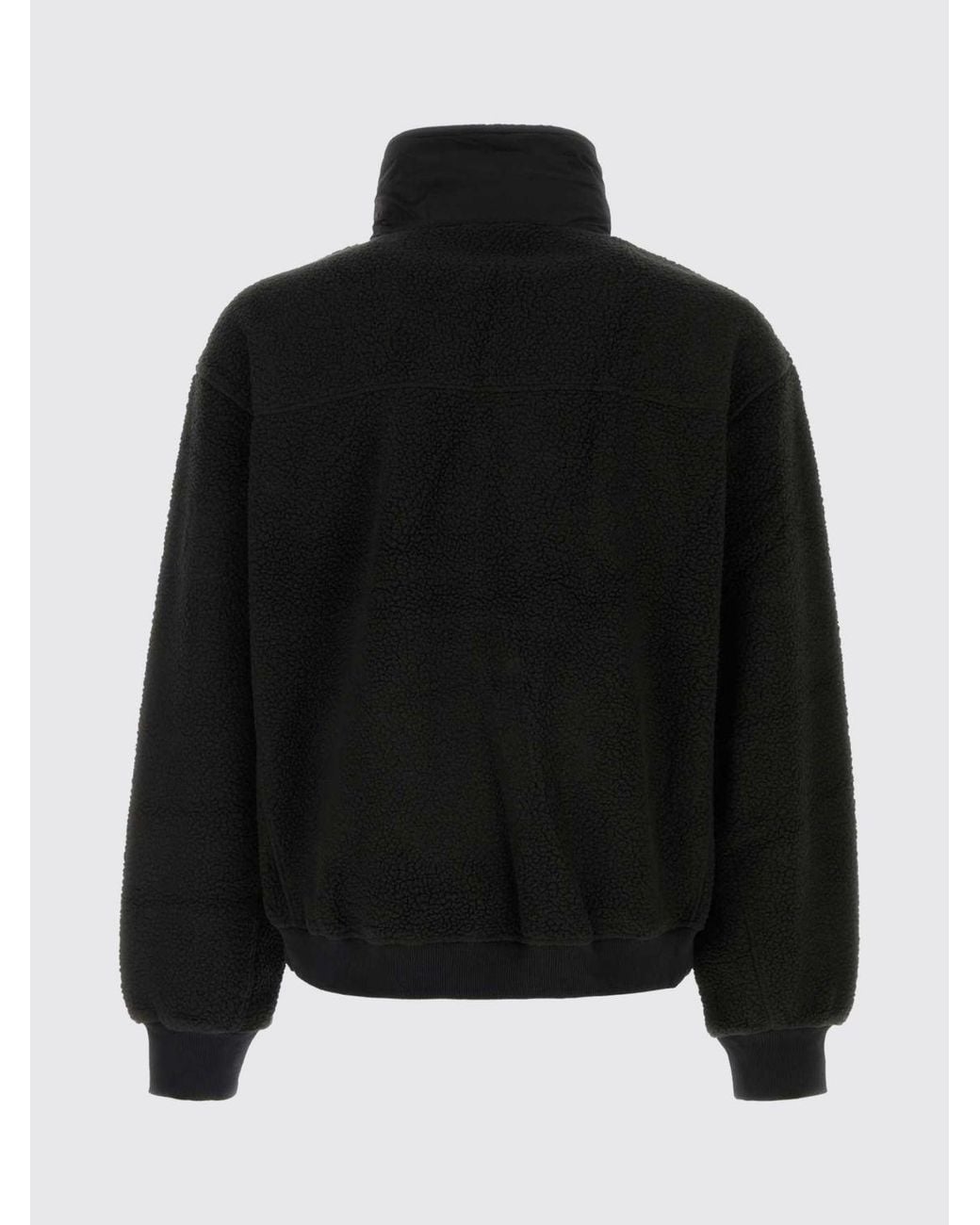 Entire studios Blue High-Neck Half-Zip Fleece Jacket With Elasticated Cuffs for men