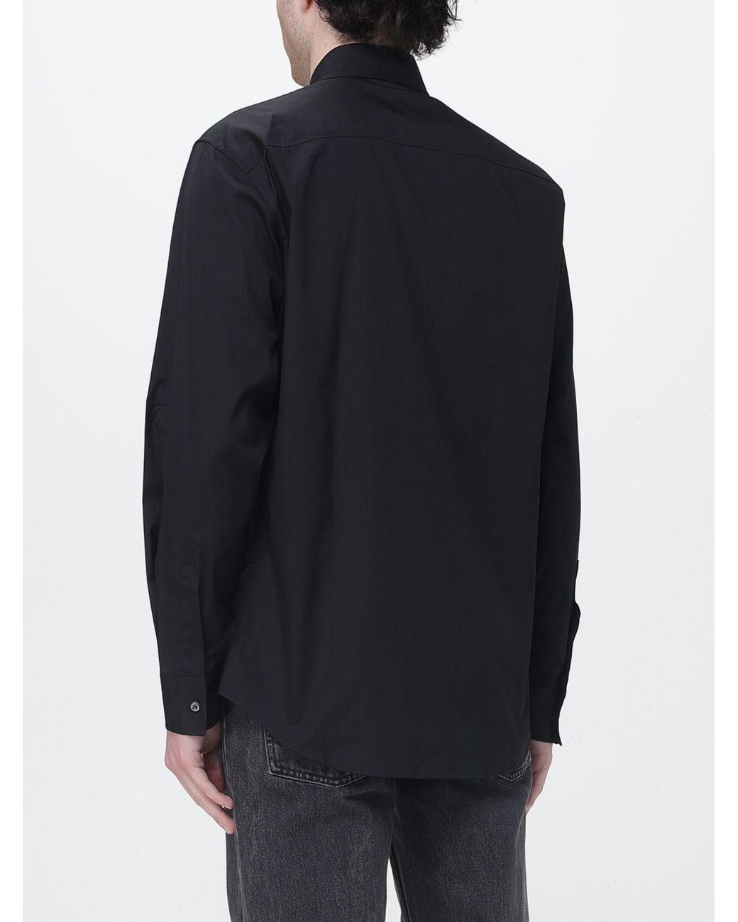 DSquared² Blue Stretch Cotton Shirt for men