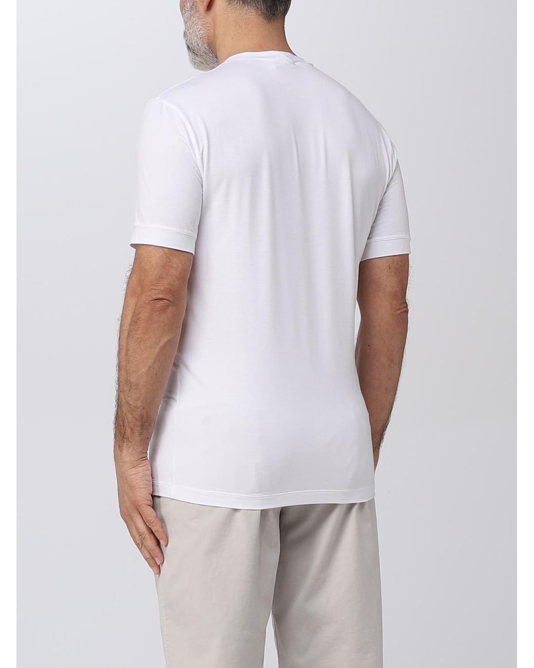 Giorgio Armani White T-shirt for men