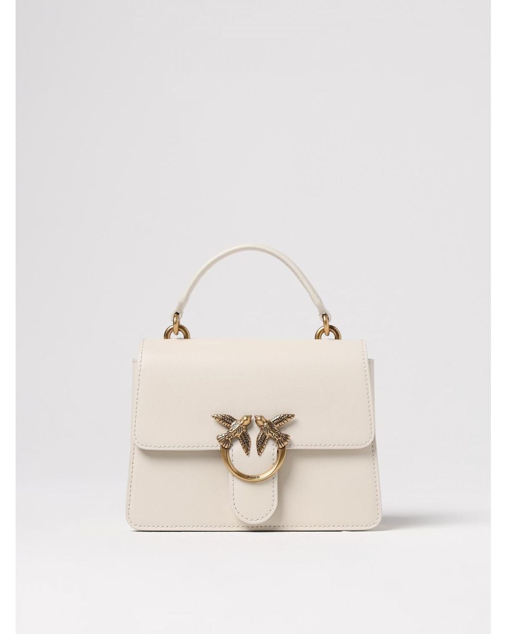 Pinko Natural Mini Love Bag One Leather Bag