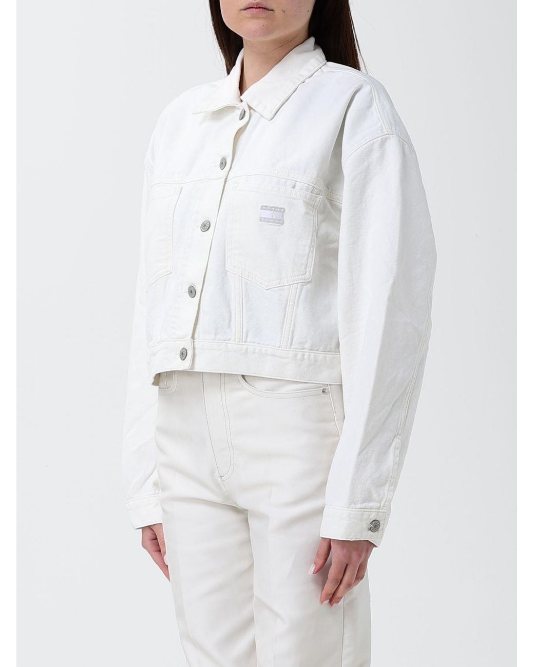 Tommy Hilfiger White Denim Jacket