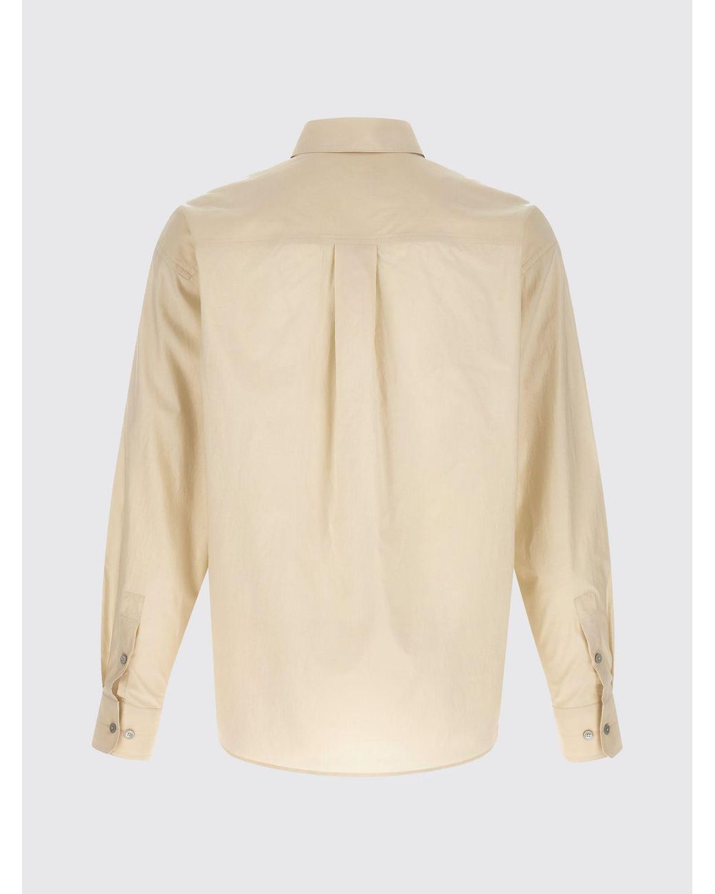 Lemaire Natural Cotton And Silk Shirt for men