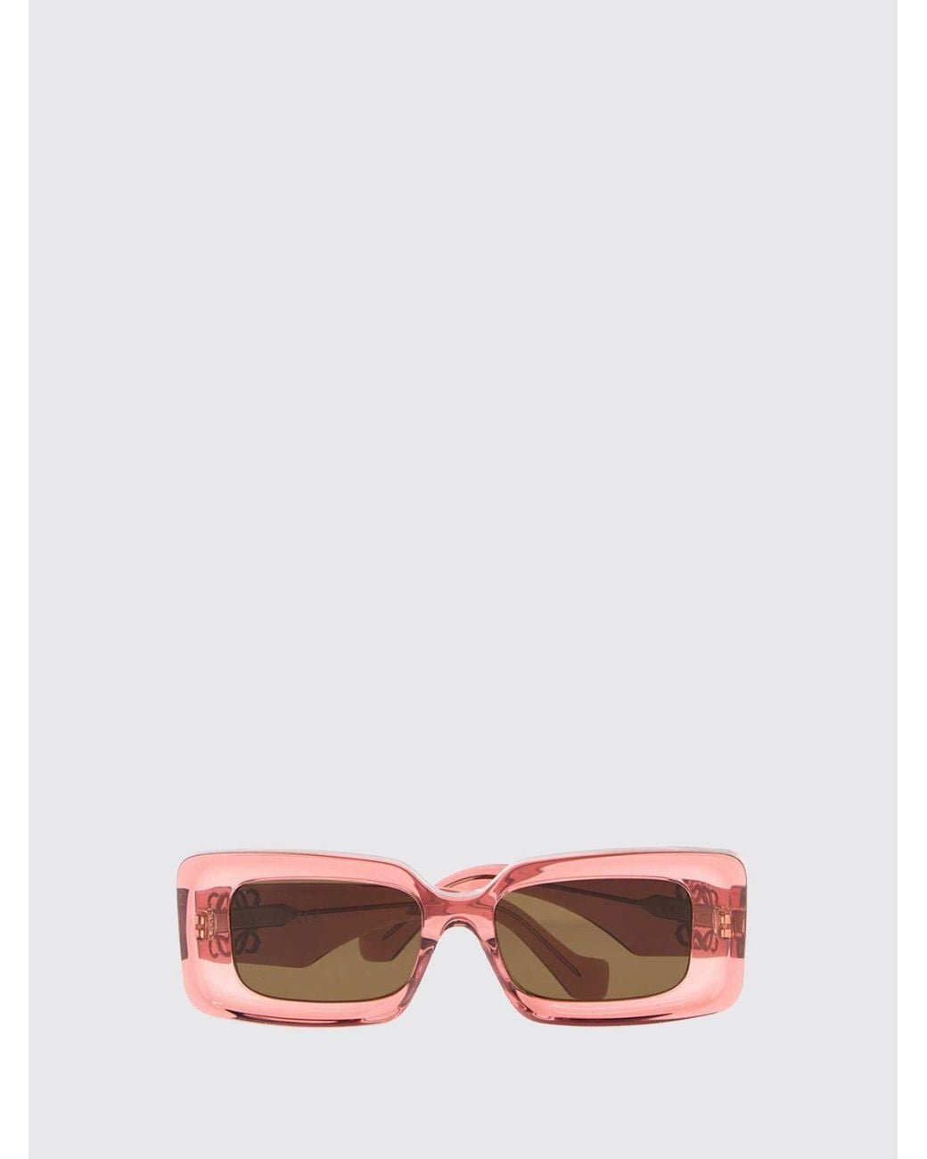 Loewe Pink Anagram Rectangular Sunglasses for men