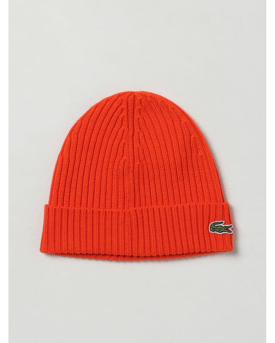 Orange sale lacoste hat