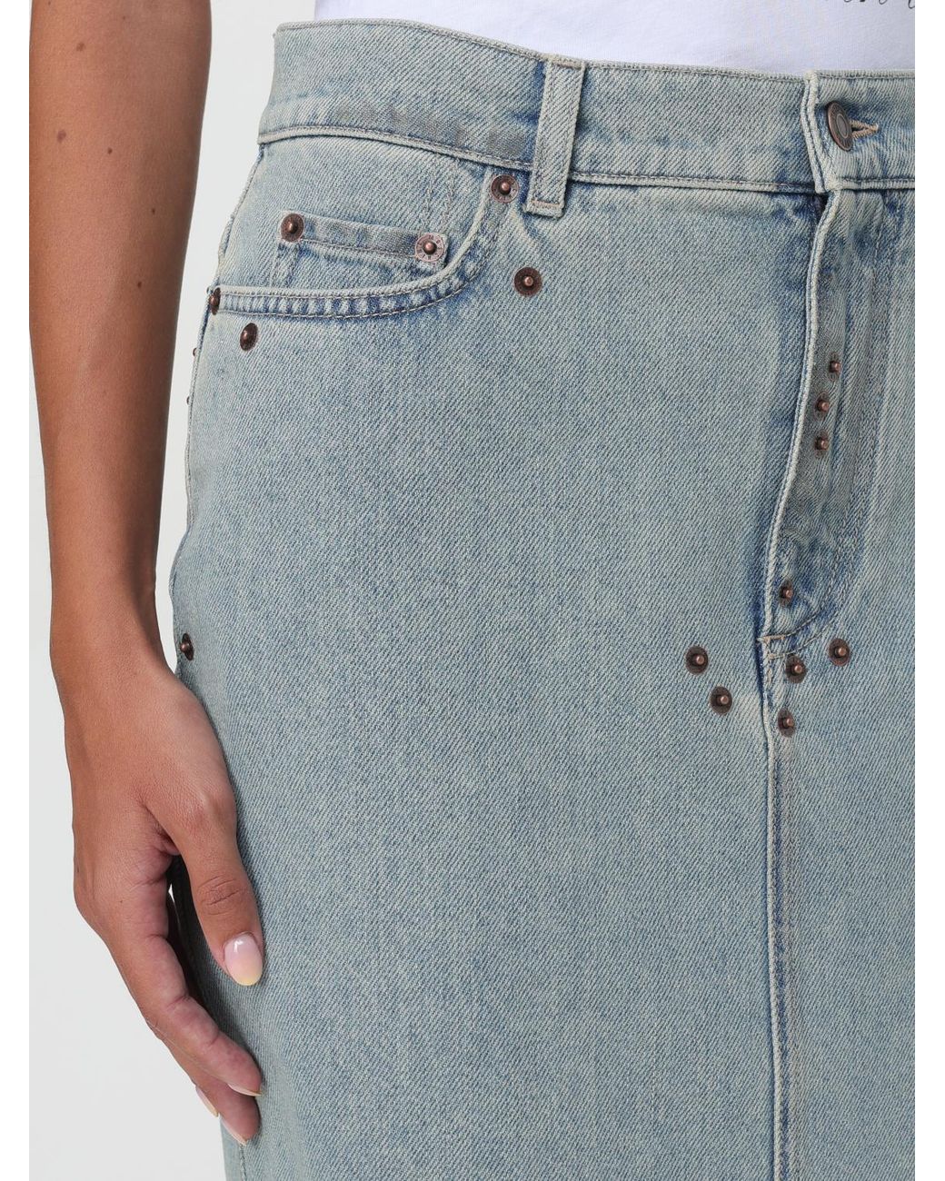 Moschino Couture Blue Skirt