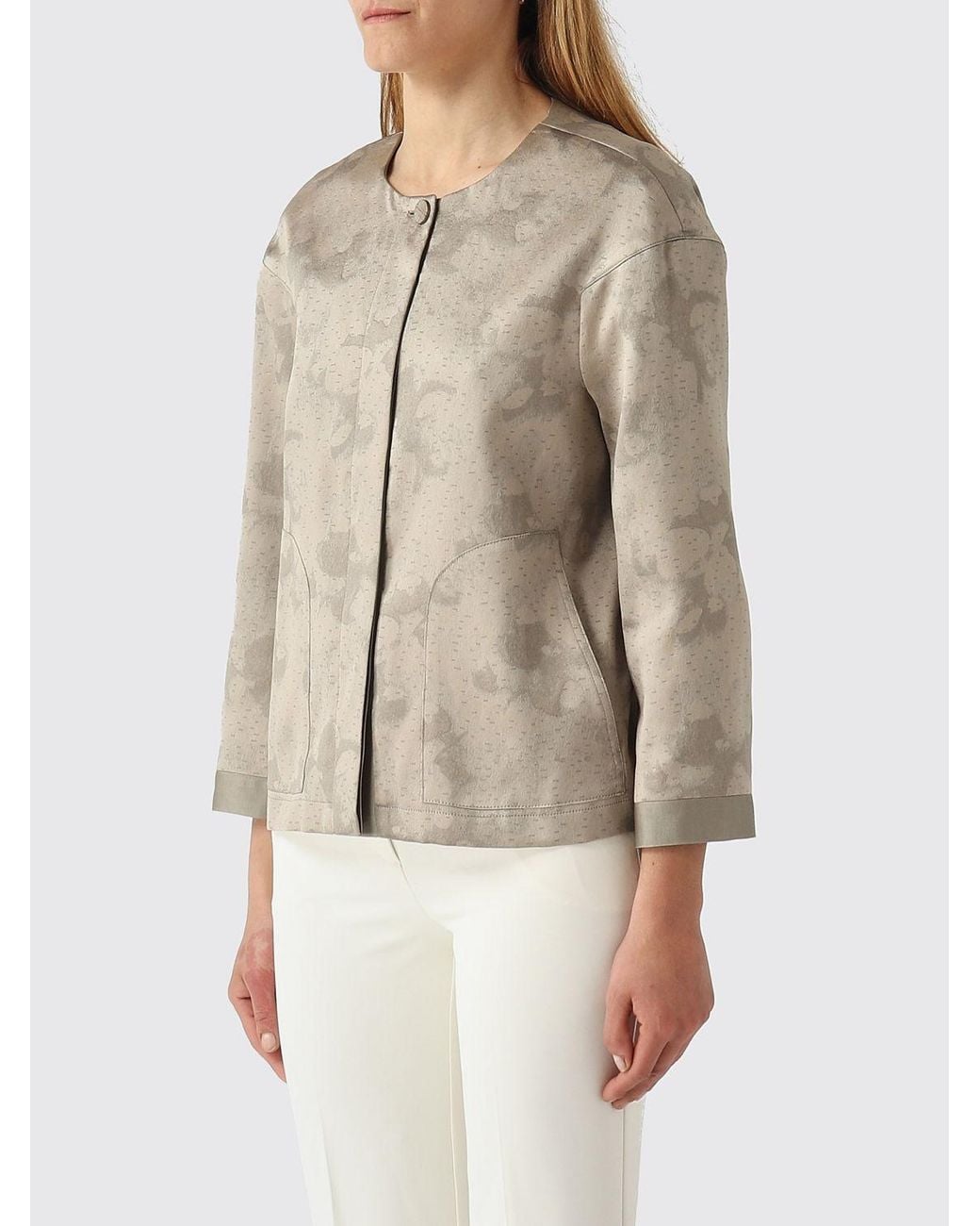 Emporio Armani Natural Polyester Jacket