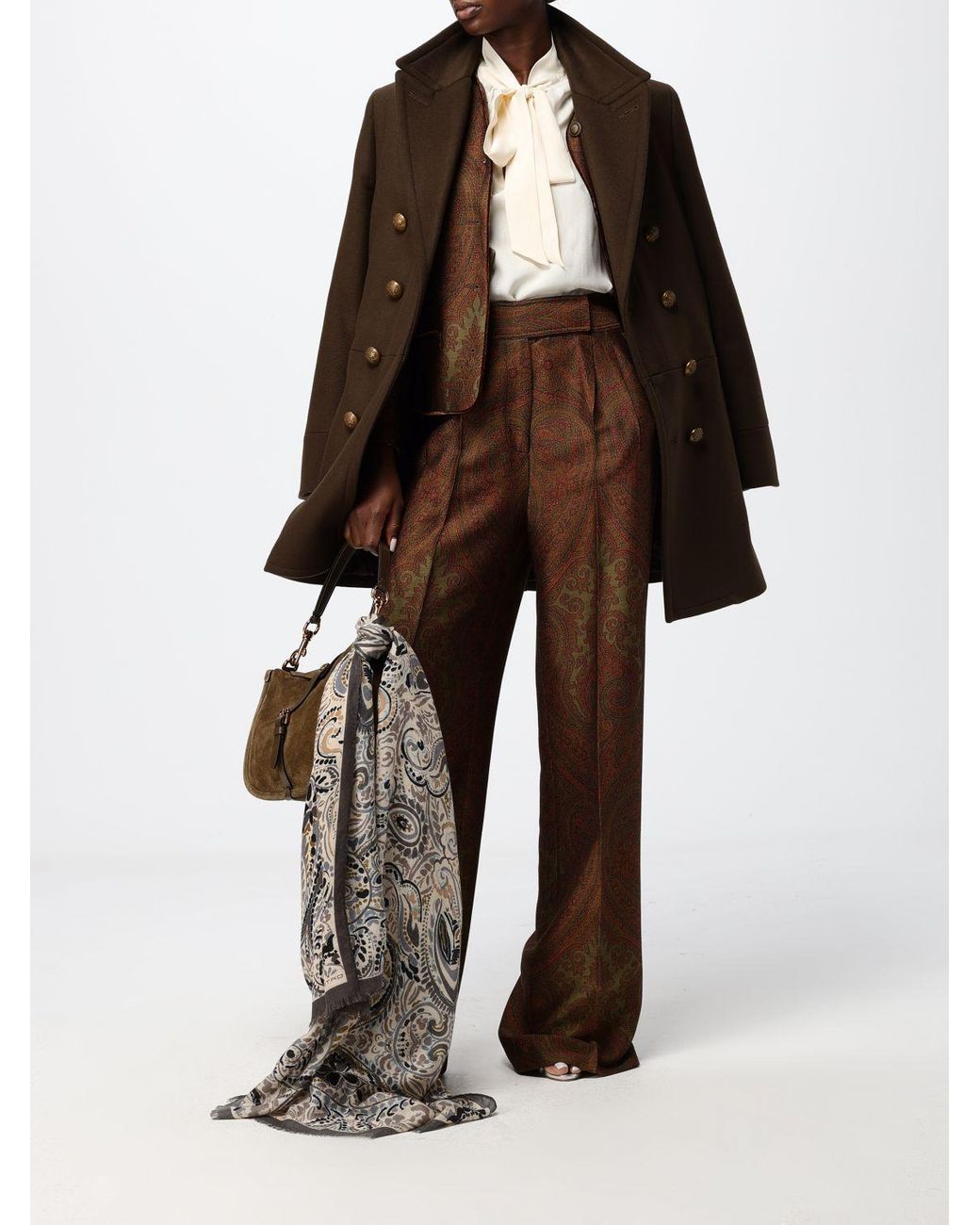 Etro Gray Scarf