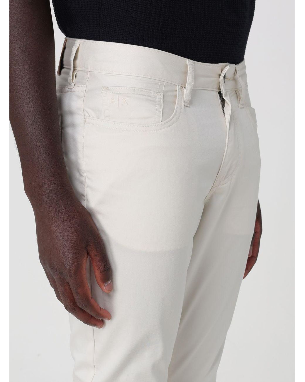 ARMANI EXCHANGE White Trousers for men