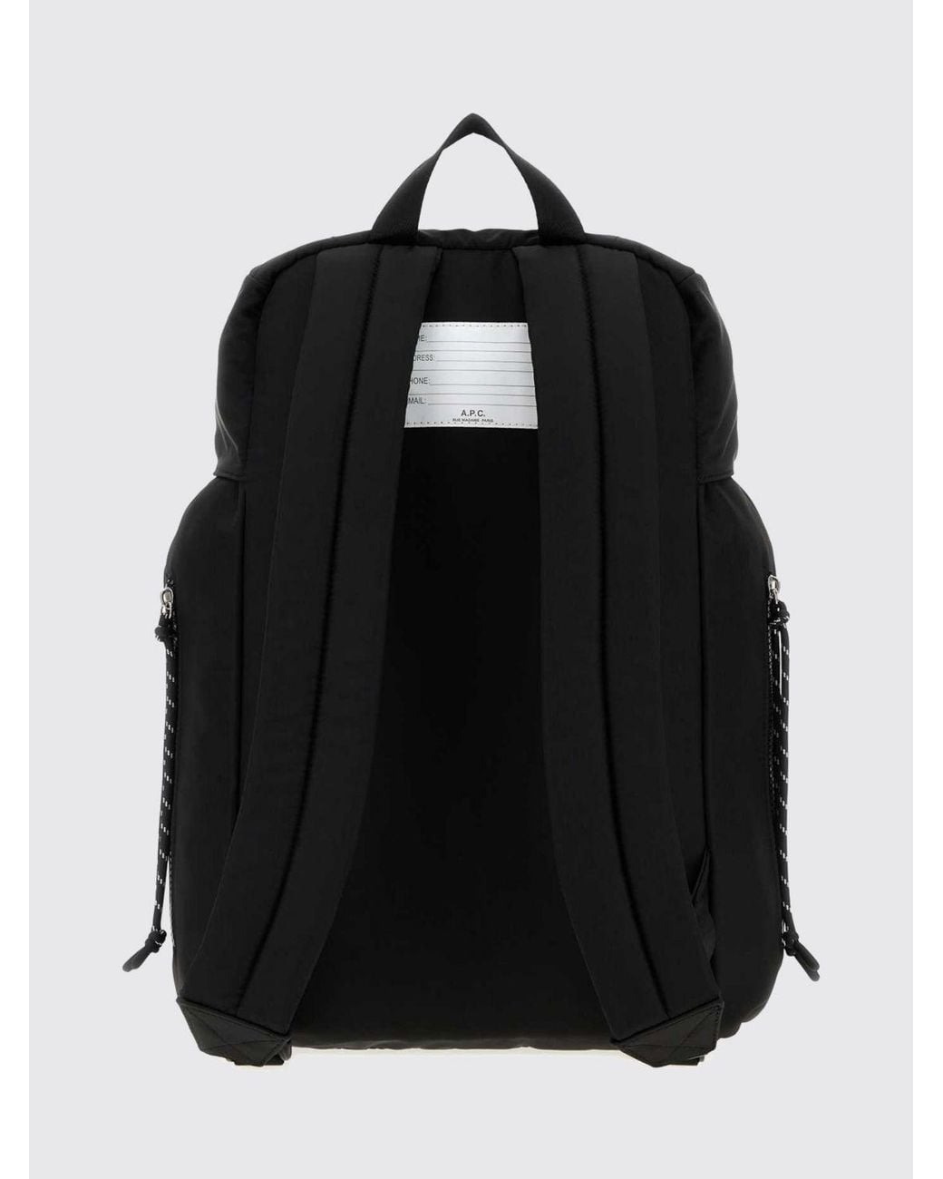 Zaino Trek 2.0 di A.P.C. in Black da Uomo