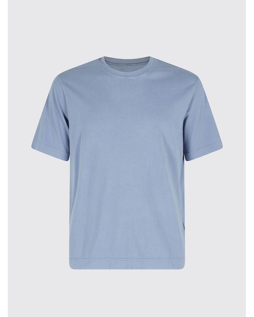 Circolo 1901 Blue Short-Sleeved Pure Cotton Crew Neck T-Shirt for men