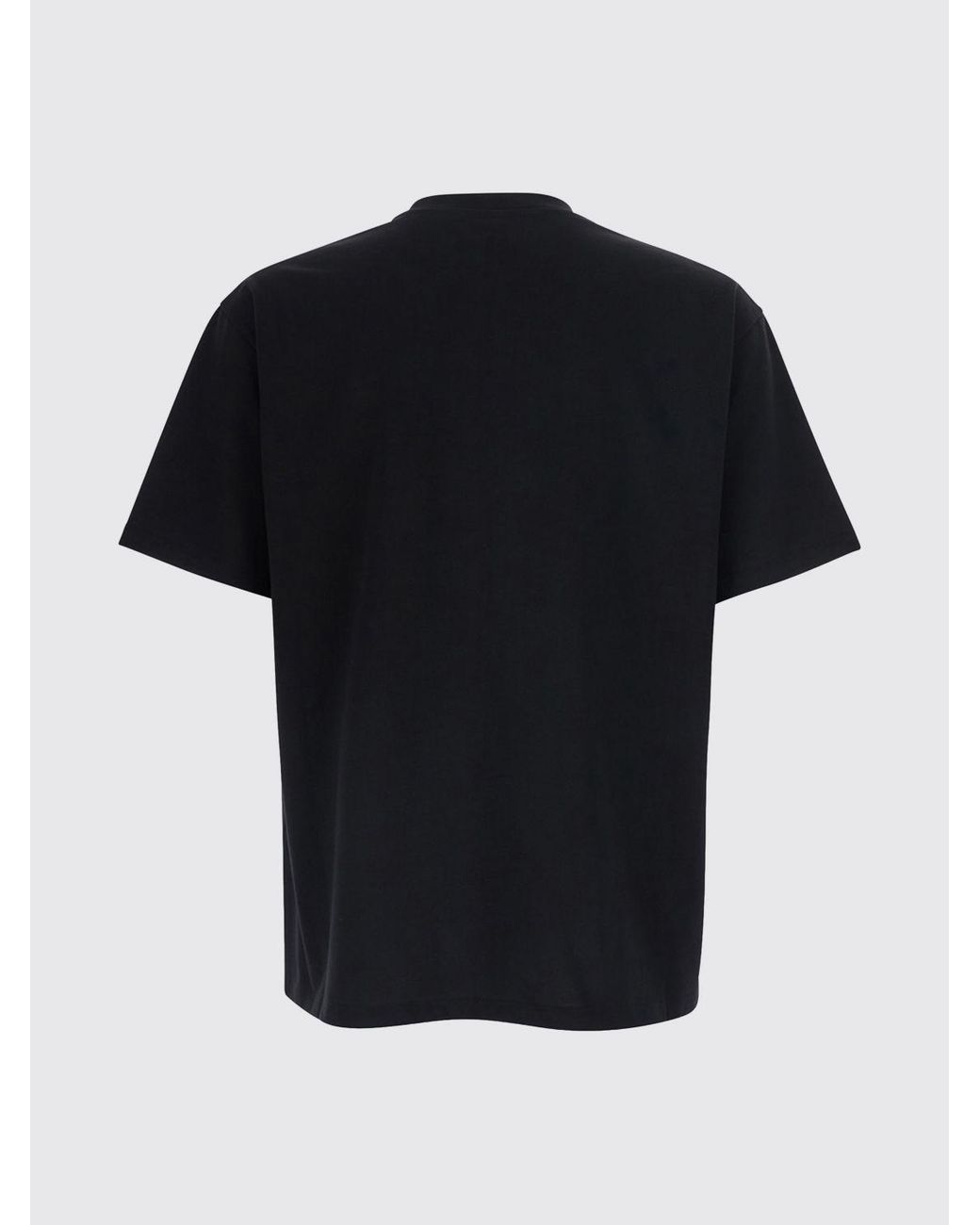Valentino Black Vlogo Signature Cotton-Blend T-Shirt With Patch Pocket for men