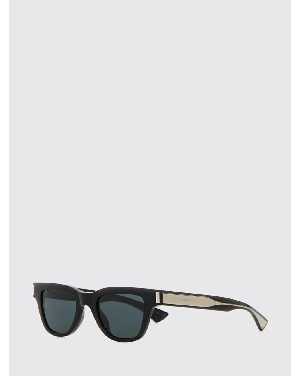 Saint Laurent Black Cat-Eye Acetate Sunglasses With Smoked Lenses for men