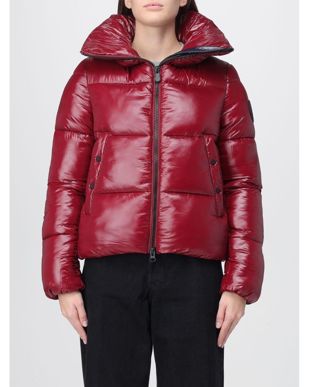 Save The Duck Jacket in Red | Lyst Canada