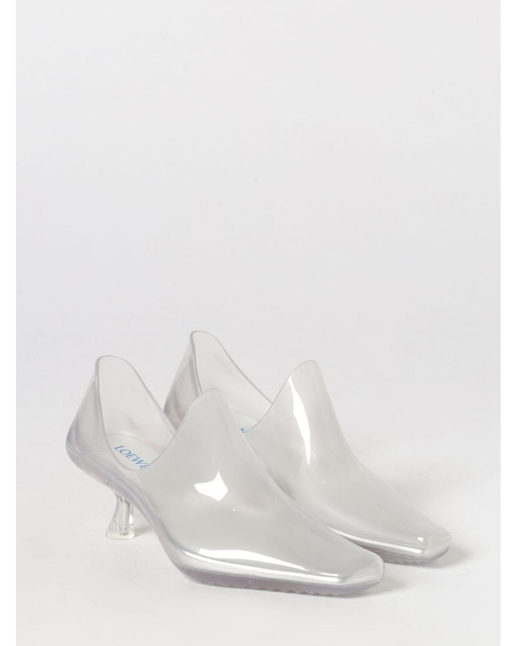 Loewe White Heeled Sandal