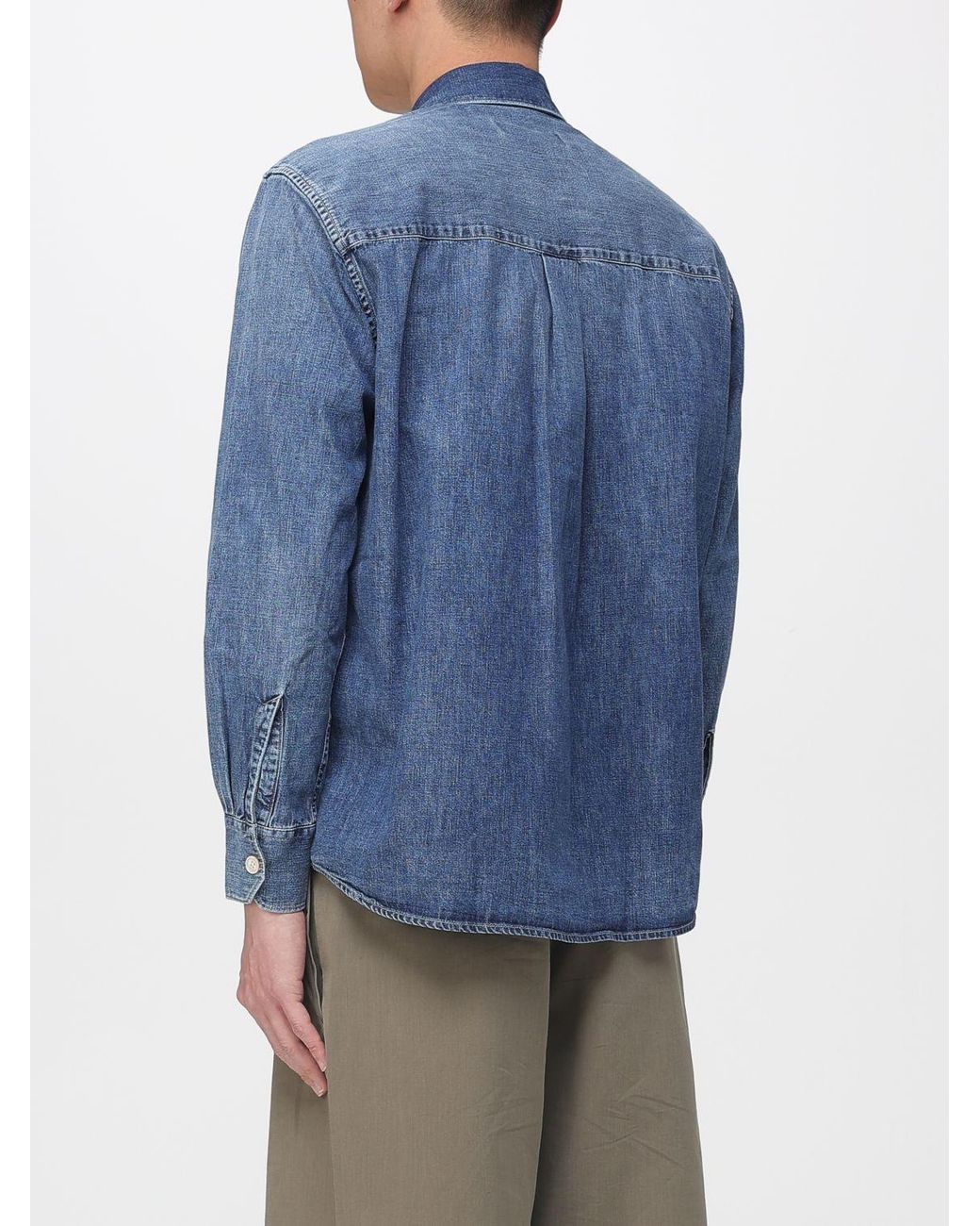 Our Legacy Blue Denim Casual Shirt for men