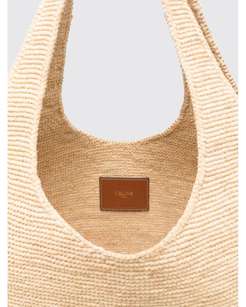 Céline Natural Medium Triomphe Tote Bag