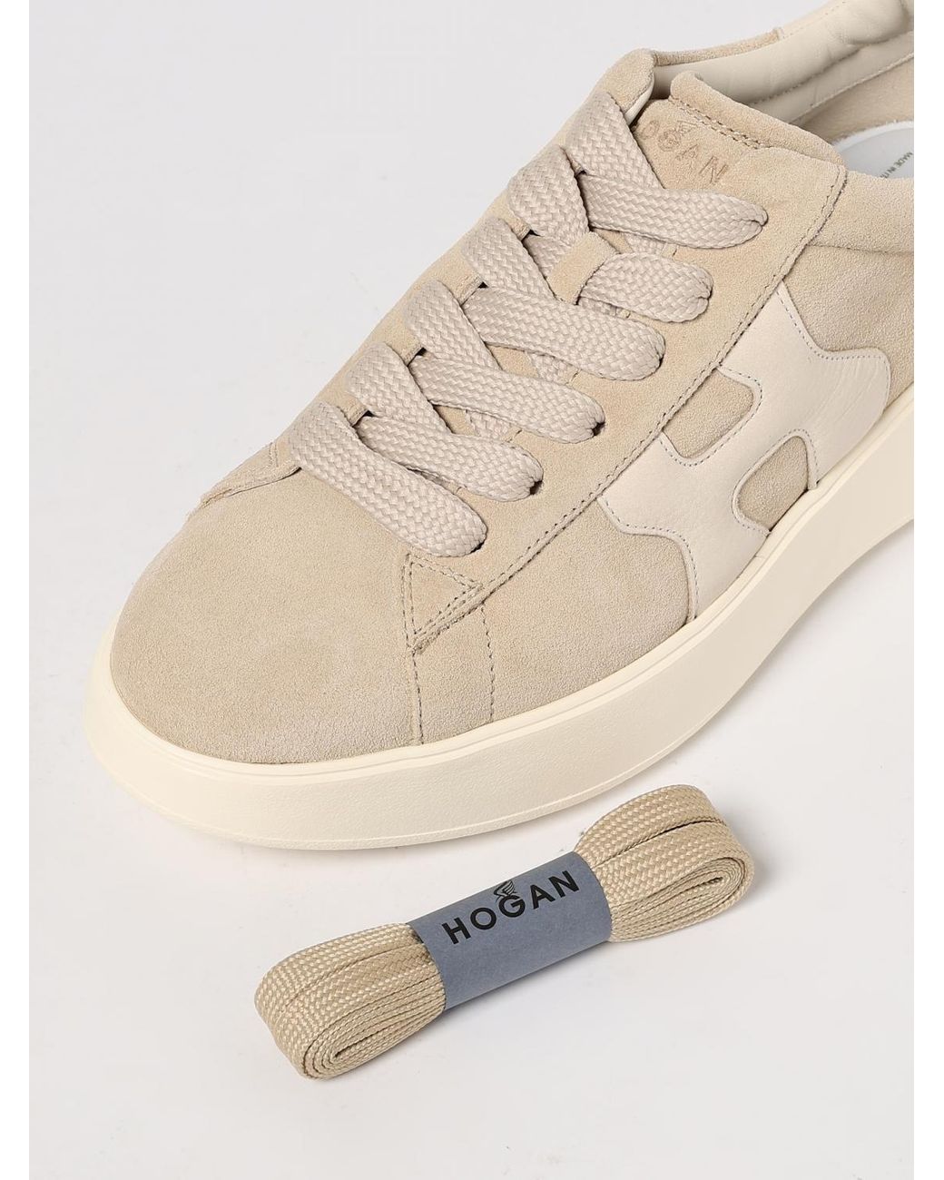 Hogan Natural H564 Suede Sneakers