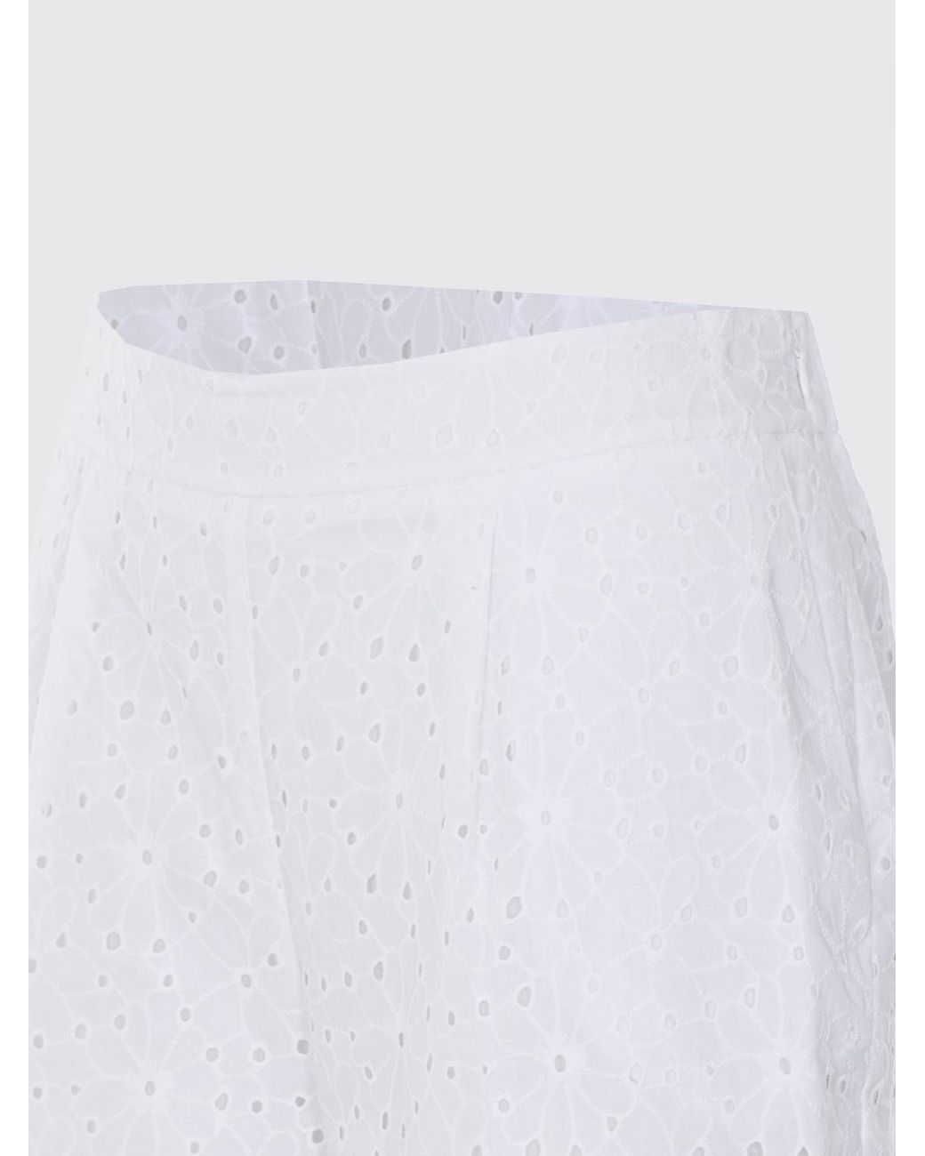 Twinset White Sangallo Palazzo Trousers