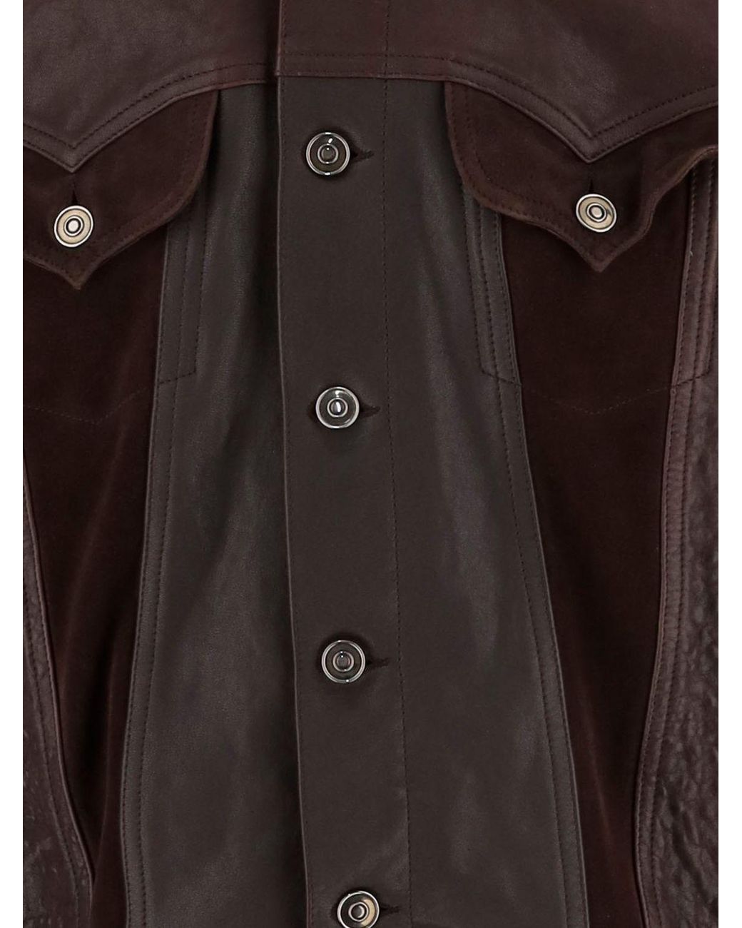 Versace Black Leather Jacket for men