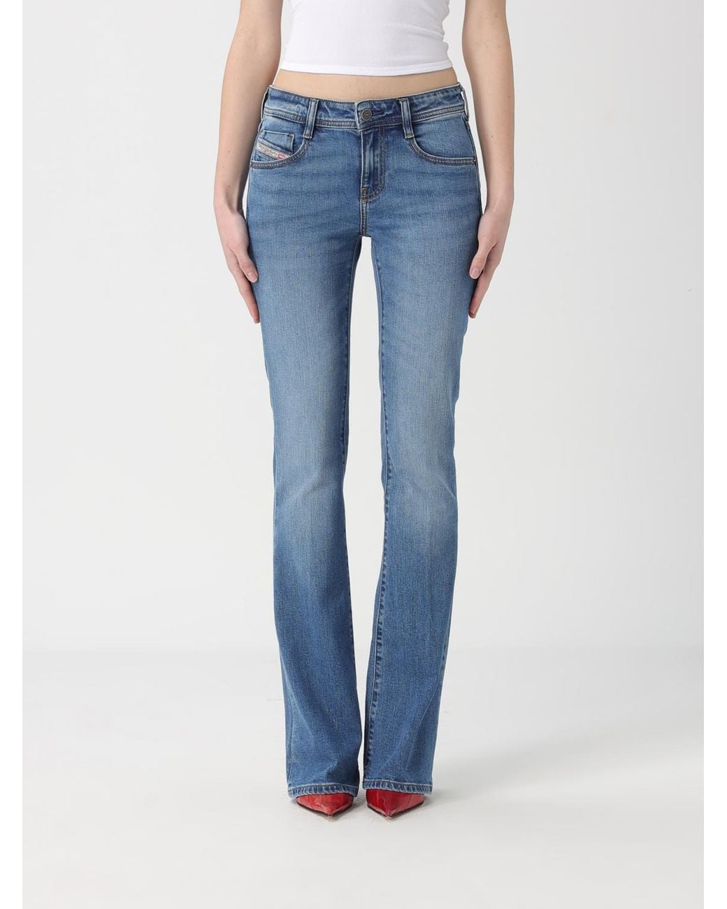 DIESEL Blue D-Ebbey Skinny Fit Jeans
