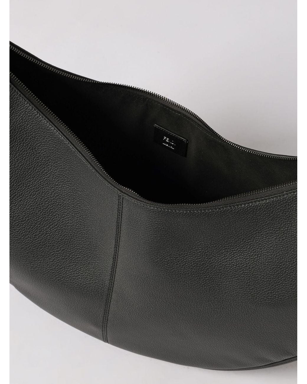 Fendi Black Melon Grained Leather Bag for men