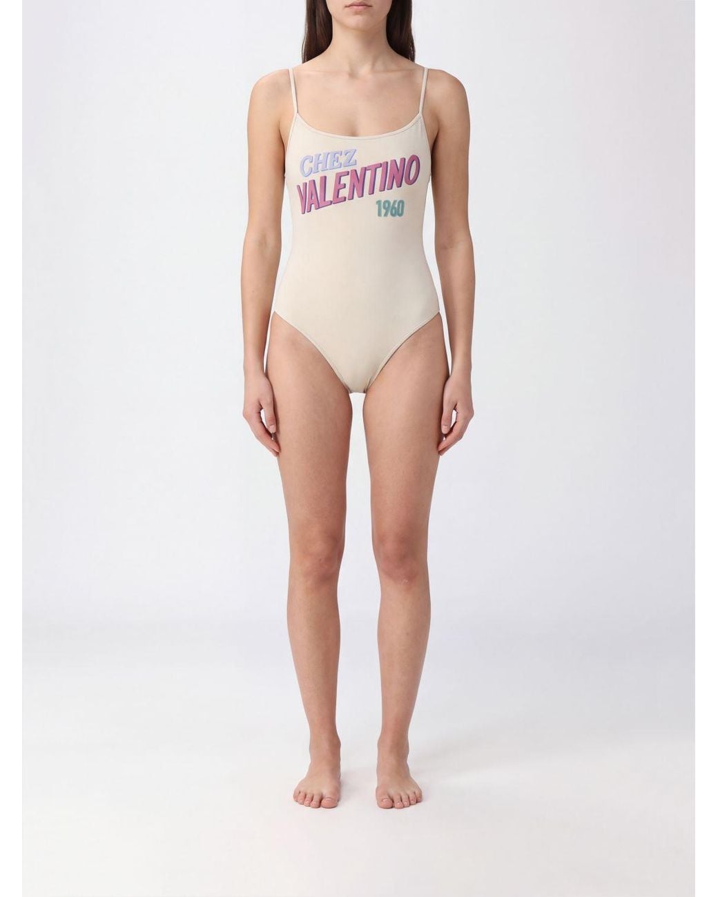 Valentino Garavani White Swimsuit