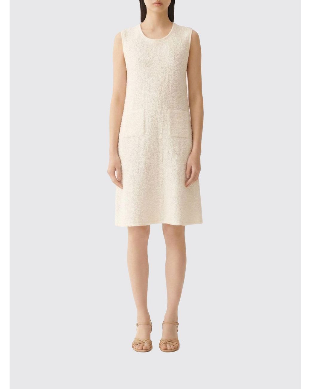 Fabiana Filippi Natural Cotton Blend Dress