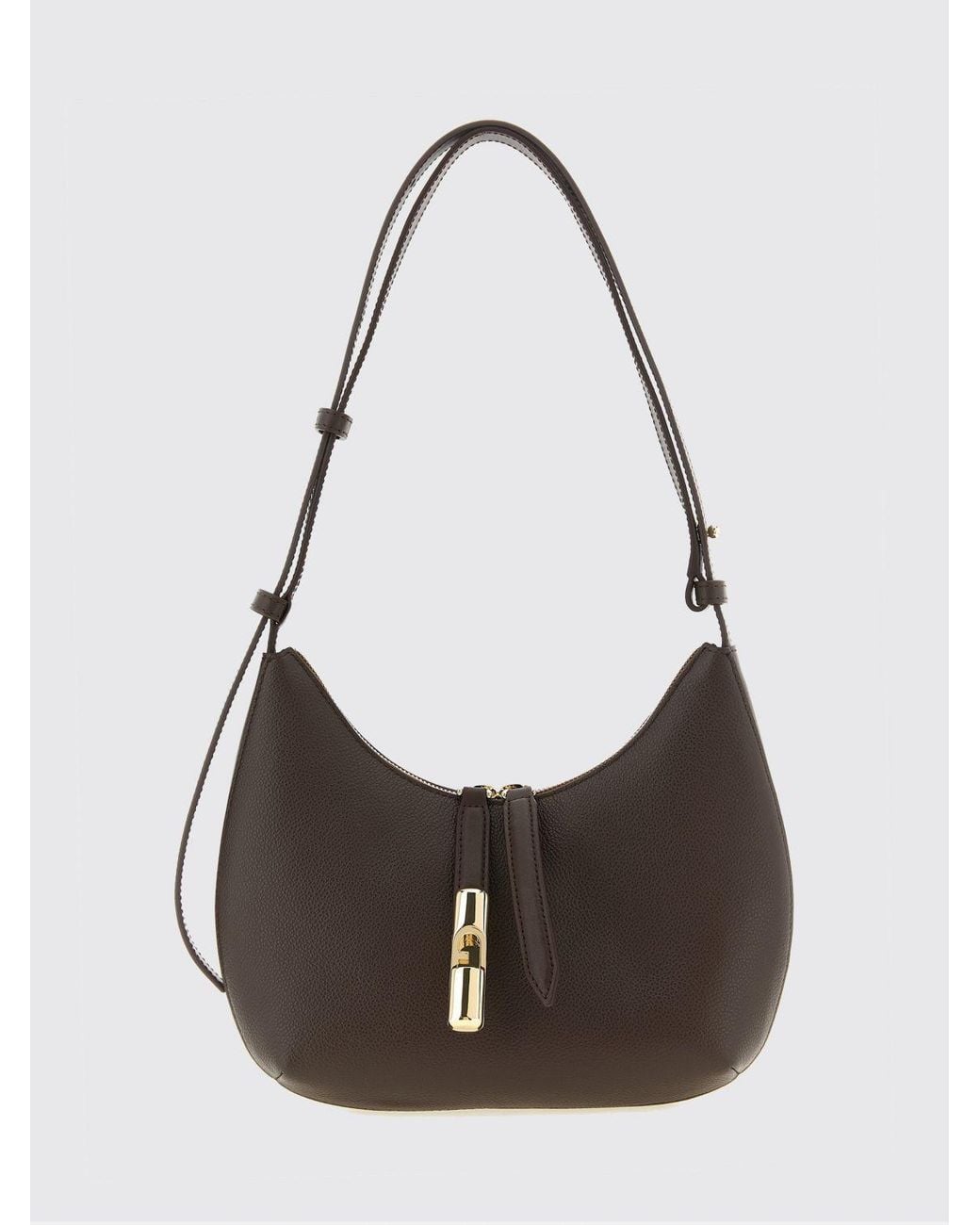 Furla White Goccia S Shoulder Bag