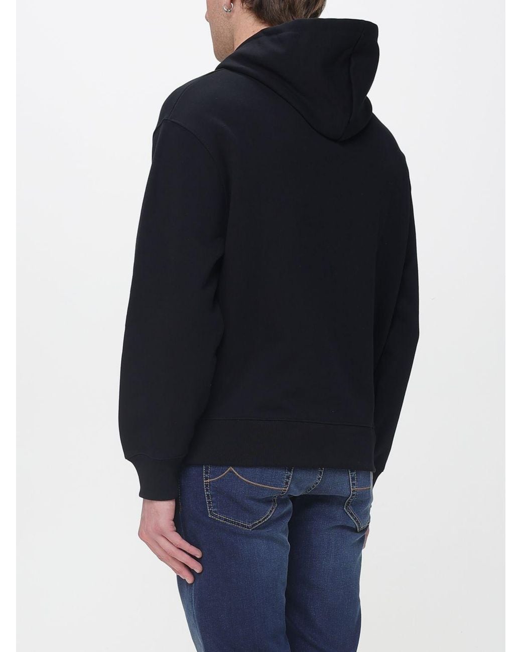 Maison Kitsuné Blue Maison KitsunÉ Organic Cotton Hoodie for men