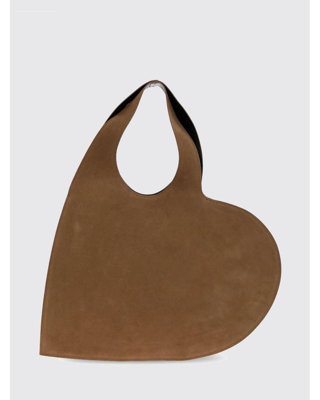 Coperni Brown Heart Tote Bag