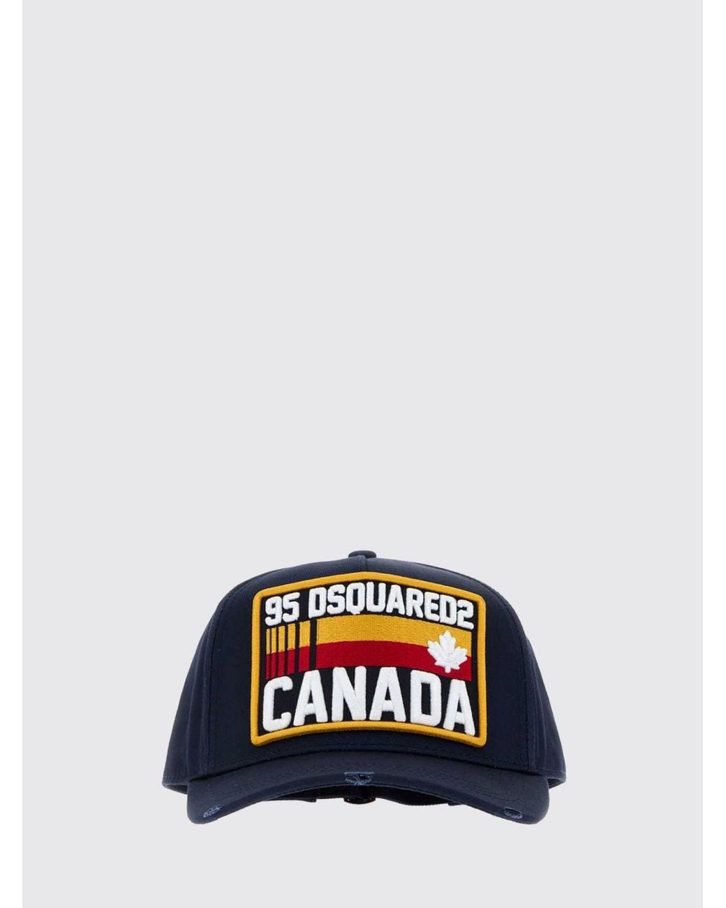 DSquared² Baseballkappe Aus Baumwolle Mit Gesticktem Logo Und Verstellbarem Riemen in White für Herren