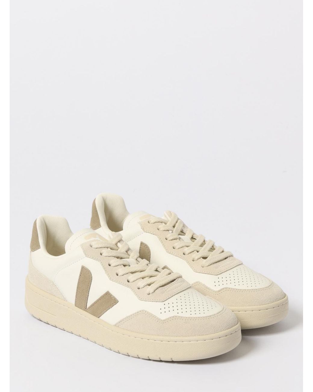 Veja Natural V-90 O.T. Leather Sneakers for men
