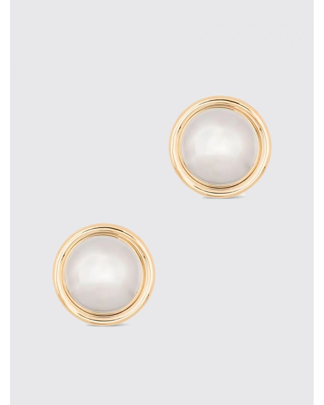 Orecchini Rond di Jacquemus in White