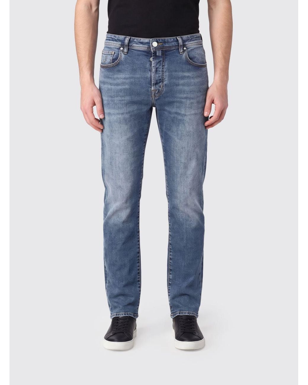 Jacob Cohen Blue Bard Mid-Rise Slim Fit Jeans for men