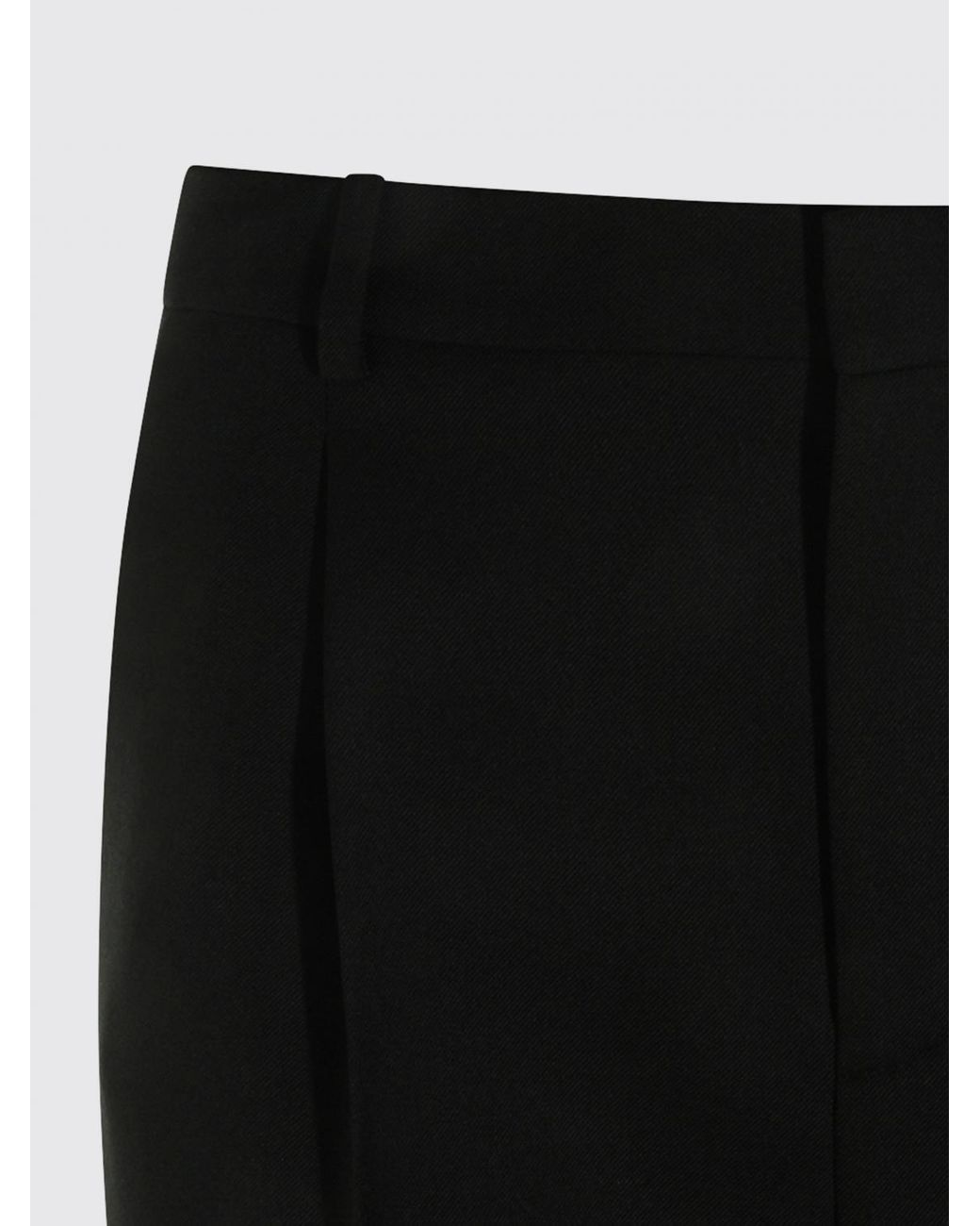 Saint Laurent Black Wool Tailored Trousers