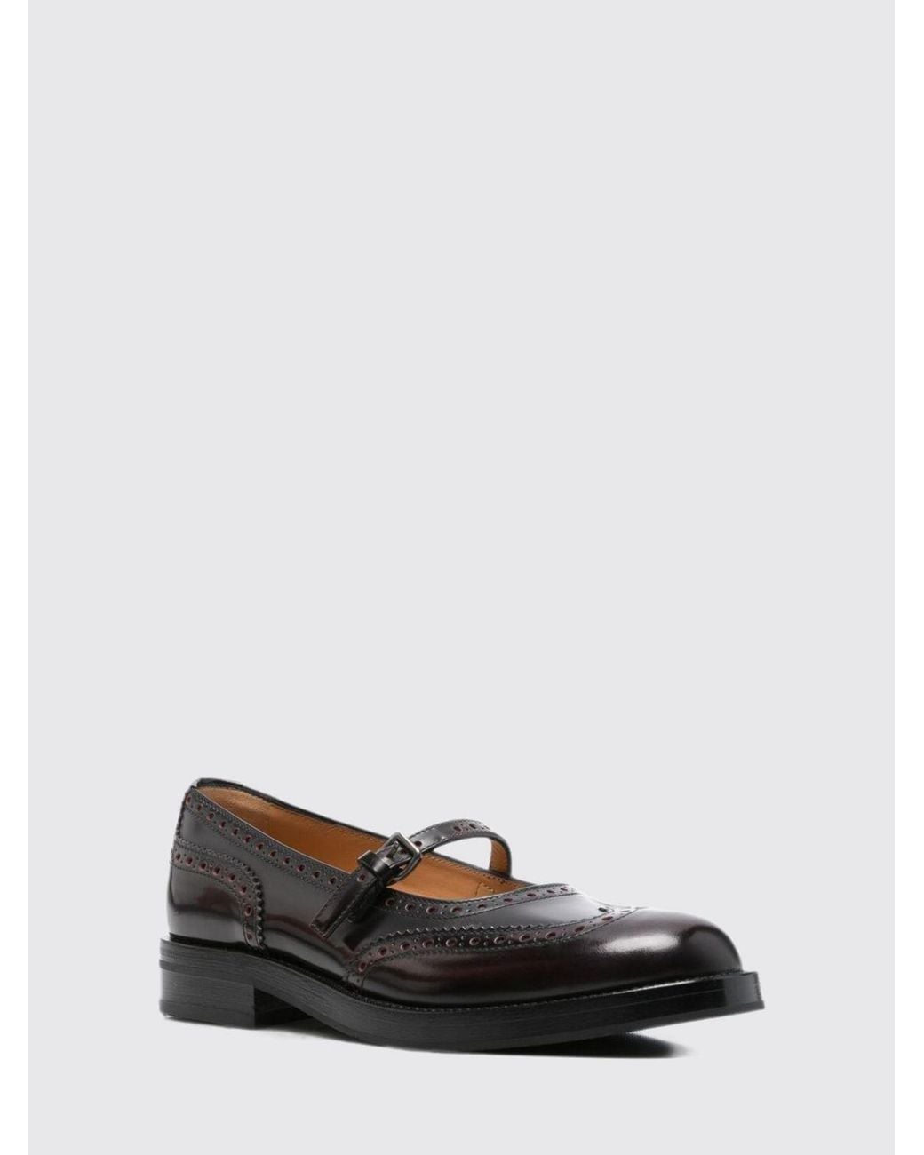 Church's White Mary Jane Brogues