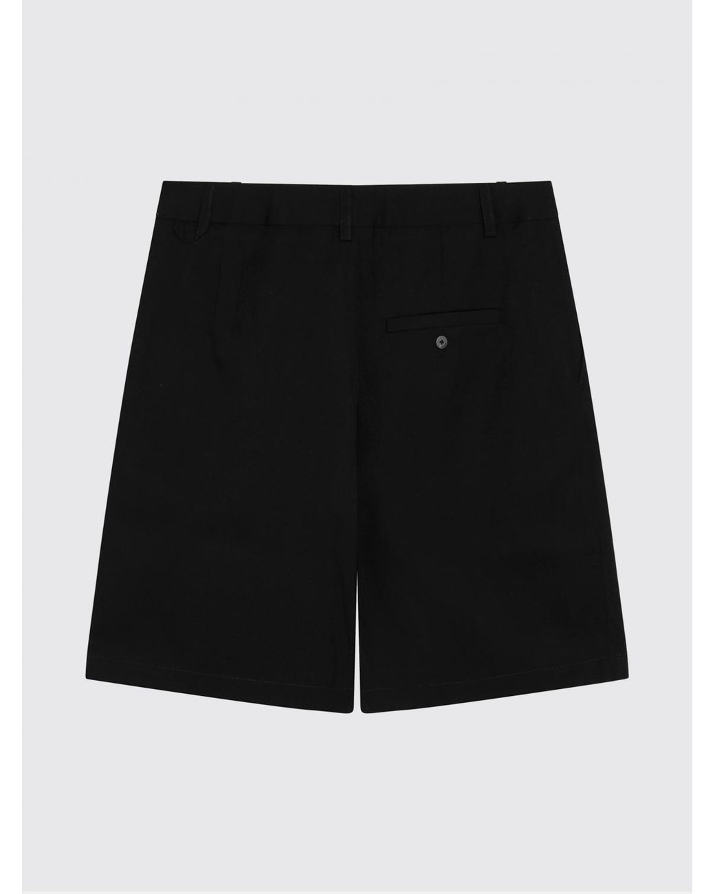 Jacquemus Black Virgin Wool Shorts for men