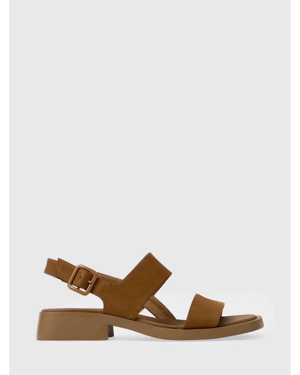 Camper Brown Dana Leather Sandal