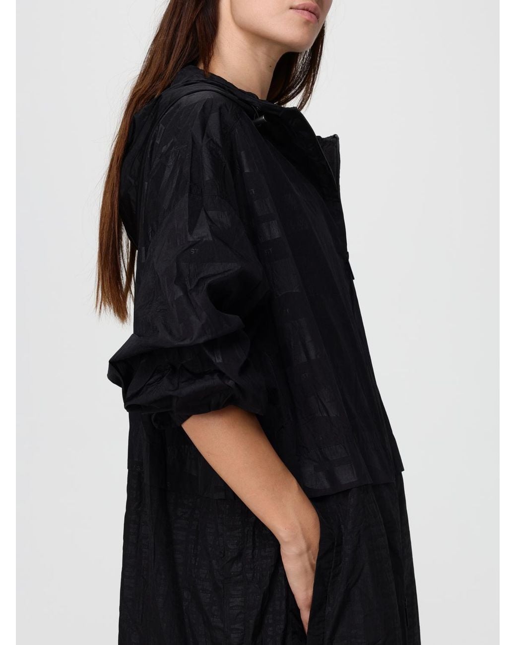DKNY Blue Trench Coat