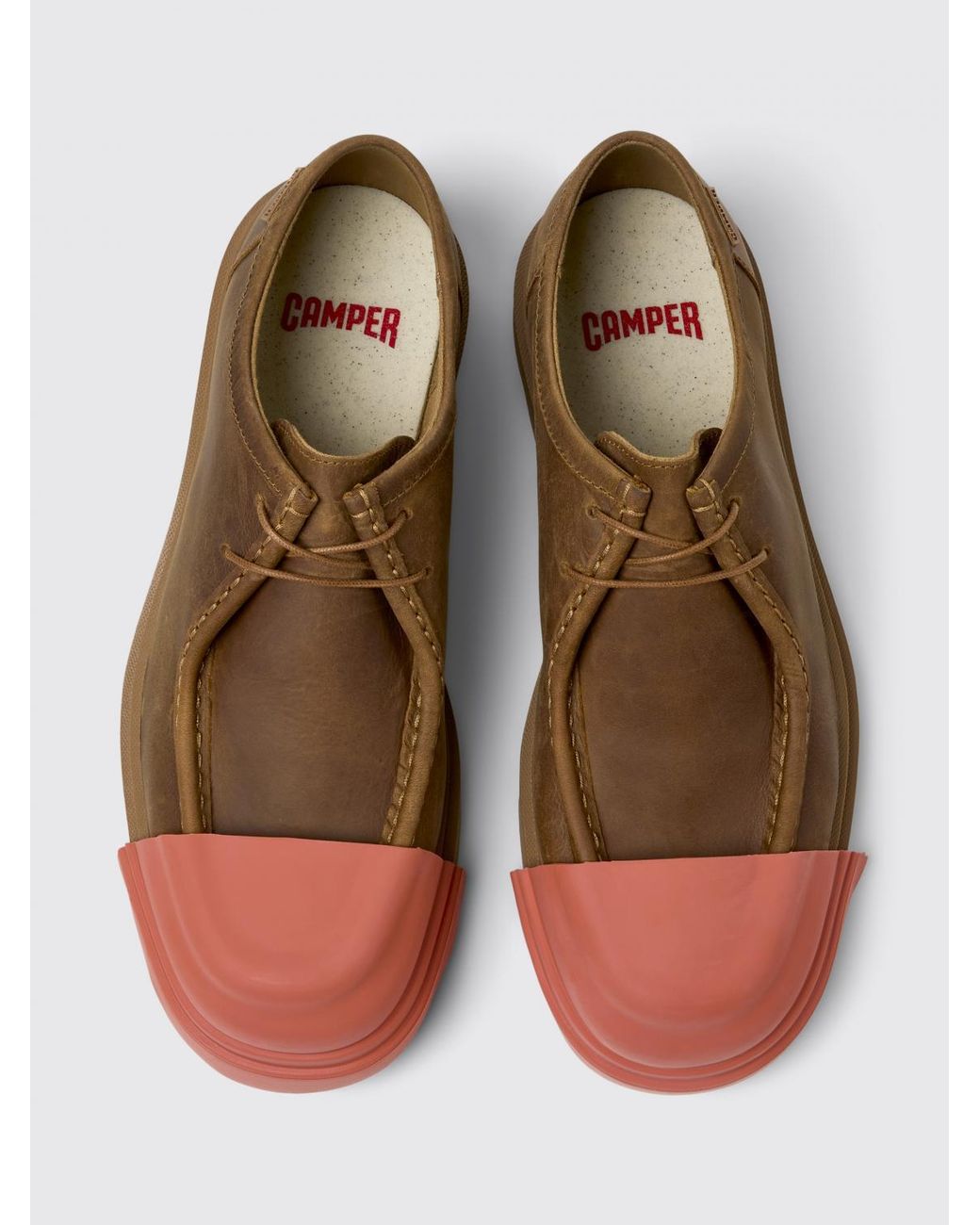 Camper Brown Junction Recycled Leather Derby for men
