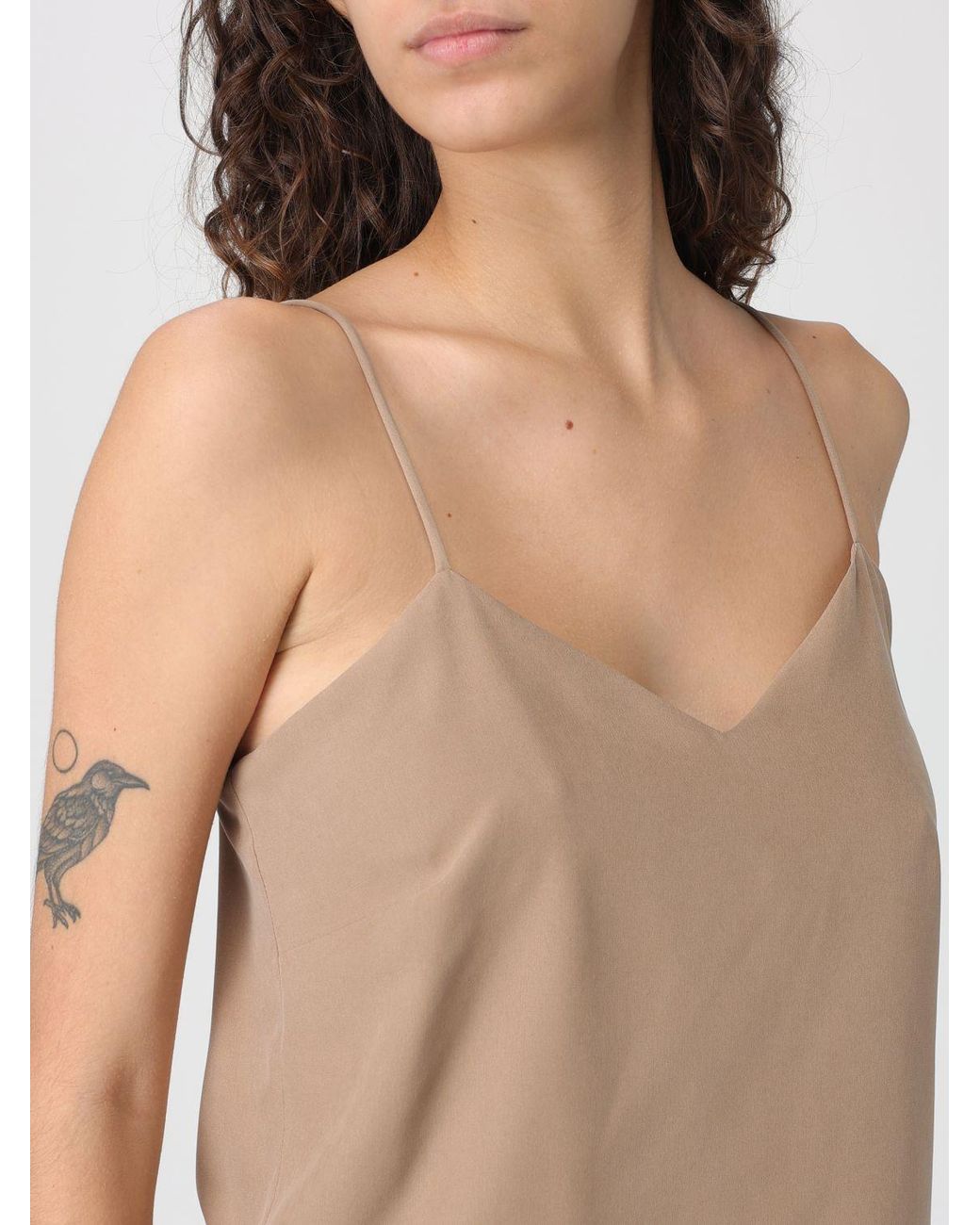 Max Mara Natural Basic Satin Top
