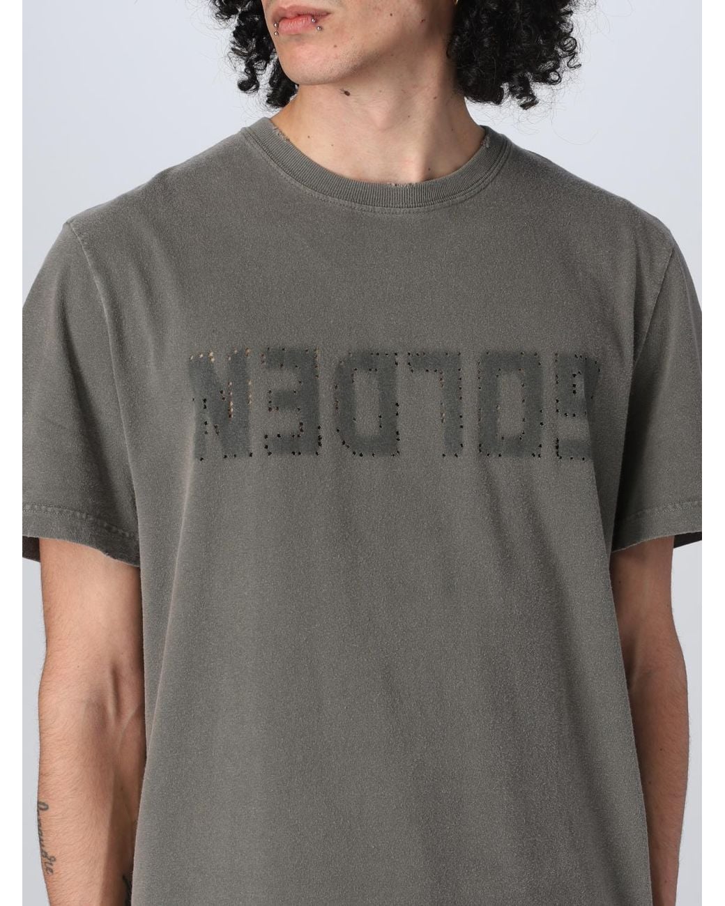 T-Shirt Homme Golden Goose Deluxe Brand pour homme en coloris Gray