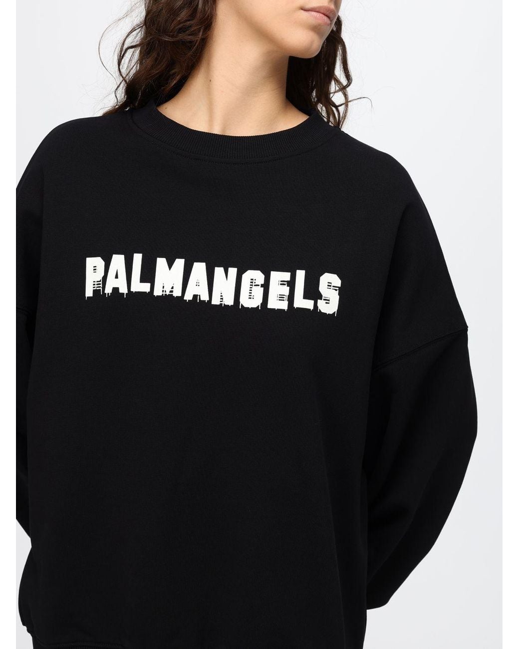 Palm Angels Black Sweatshirt