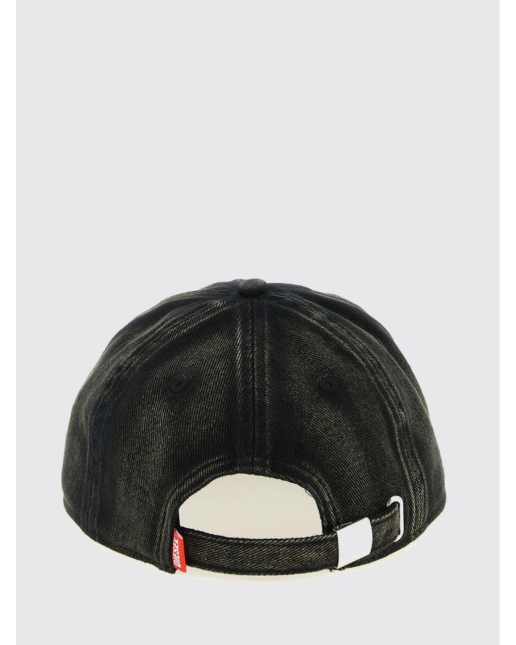 DIESEL Black C-Run Cotton Denim Hat for men