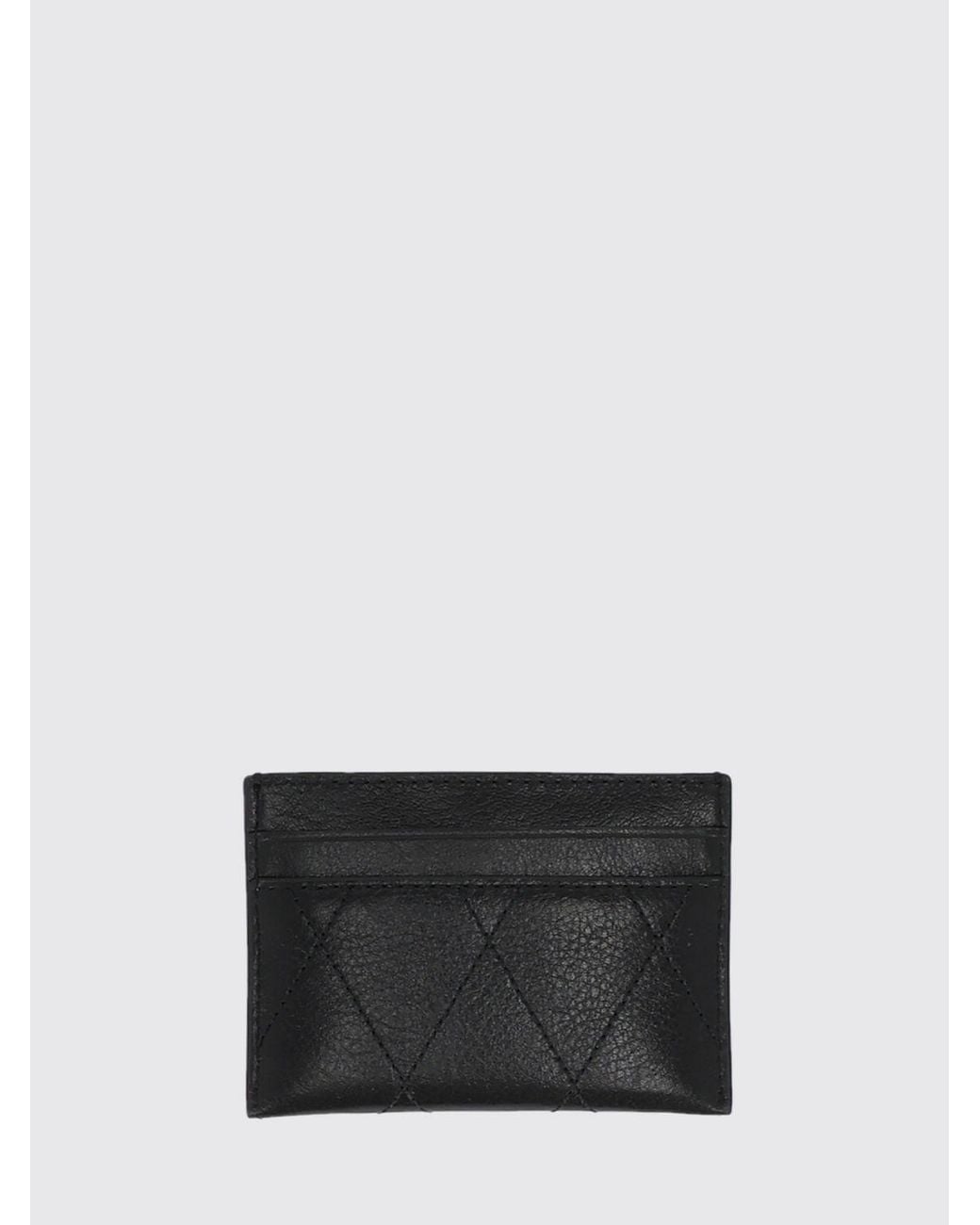 Tory Burch White Double T Leather Flat Card Holder