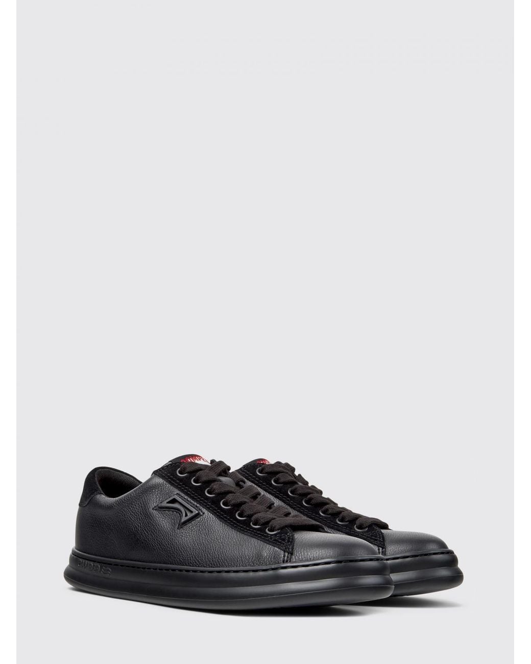 Camper Black Runner Leather Sneakers