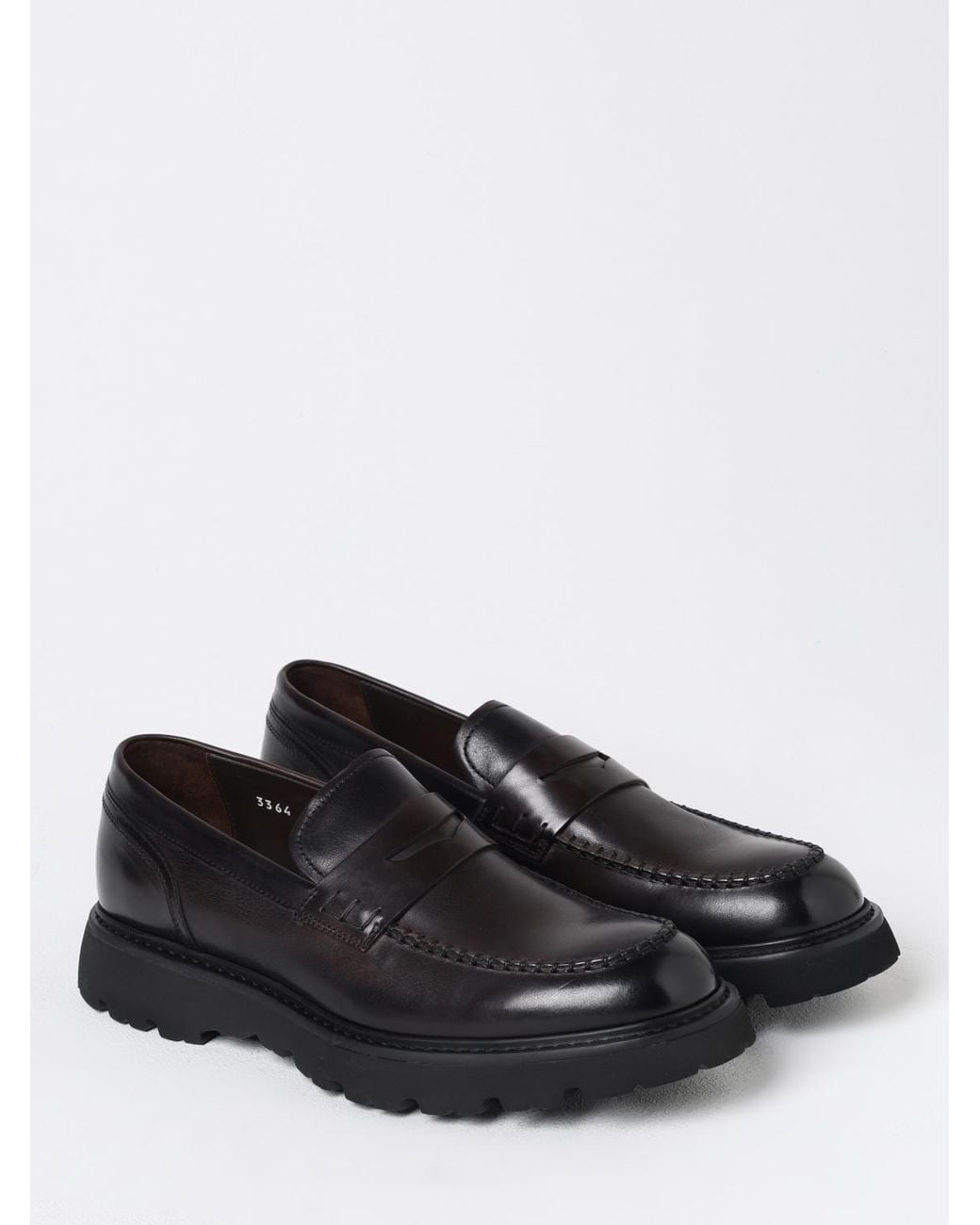 Doucal's Black Loafers for men