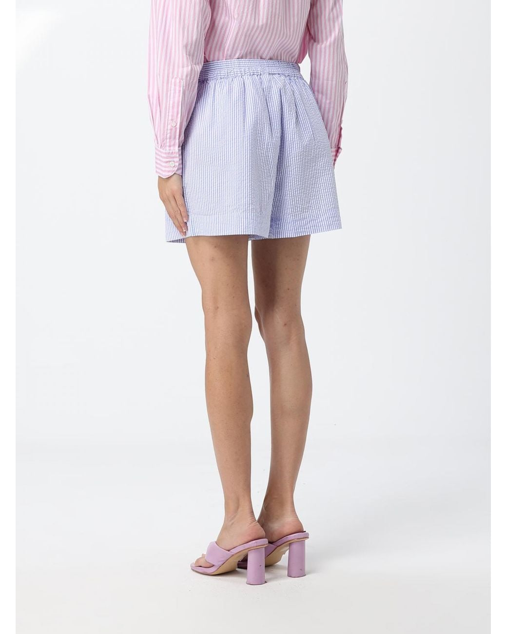 Mc2 Saint Barth White Cotton Shorts